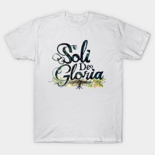 Soli Deo Gloria - For the Glory of God Alone (5 Solas) T-Shirt